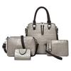 Bolsas para Mujer 2026 Nuevo Conjunto de Cuatro Piezas de Moda Europea y Americana de Bolsas Madre-Hija Gran Capacidad Bolso de Hombro Cruzado Bolso de Mano Fabricante Venta al por Mayor