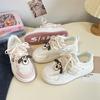 Zapatos de Malla para Pan 2025 Primavera y Verano Nuevos Zapatos Blancos Transpirables Versátiles Ligeros Casuales B2310
