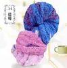 Manta de Tira de Gelo Extra Grossa de 2cm Fio Tricotado à Mão Espessura Grande Almofada de Chenille Fio para DIY Iceland Close-Fitting Fio Macio Extra Grosso