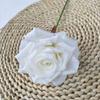Cabeza de Rosa Grande Rizada tela de seda flor artificial fondo fotografía boda pared de flores camino plomo simulación Rosa Venta al por mayor