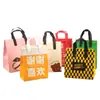 Bolsas Isotérmicas de Papel de Aluminio Listas para Llevar para Catering Comercial, Bolsas Desechables de Tela No Tejida para Embalaje para Llevar, Personalizables