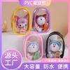 Muñeca de Algodón Bubble Mart Caja Ciega Almacenamiento Bolsa Cosmética Papelería Pvc Lindo Labubu