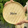 Productos de Tejido de Bambú, Colador de Bambú, Cesta de Secado Sin Agujeros, Recogedor Redondo, Placa de Bambú para Pintar, Decoración Hecha a Mano para Jardín de Infancia, Charola para Techo