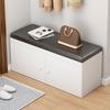 Zapatero taburete para cambiarse los zapatos, mueble pequeño multifuncional para la entrada, taburete de bolsa blanda para almacenamiento en el hogar