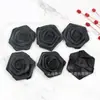 Venda Quente Transfronteiriça 25 Cores 5cm Fita Artesanal Poliéster Rosa Plano Flor para Sapato Flor para Chapéu Acessórios de Penteado