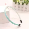 Ventas Directas de Fábrica Aro para el Cabello de Moda Color Caramelo 1cm Aro para el Cabello DIY Aro para el Cabello Estilo Coreano Tela con Dientes Accesorios Plásticos Hechos a Mano para el Cabello Venta al por Mayor