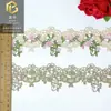 Hilo Dorado Encaje Bordado Soluble en Agua 6cm Colorido Poliéster Seda Accesorios para Ropa Tejido para el Hogar Joyería DIY En Stock