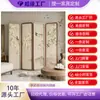 Biombo Plegable Móvil Estilo Chino para Entrada, Sala de Estar, Sala de Té, con un Diseño Minimalista Retro Inspirado en el Zen, Estilo Nórdico