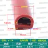 Tira de vedação de silicone tipo E, tira de silicone de grau alimentício resistente à temperatura, tira de vedação à prova de poeira e à prova d'água para portas de forno, vaporizador e secadora