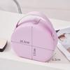 Bolsa Cosmética Semicircular Personalizada de Fábrica Oemodm con Alta Apariencia y Gran Capacidad Maletín Maleta Soporta Logo Personalizado