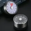 Temporizador de Aço Inoxidável Cozinha Doméstico Eletrônico Mecânico Temporizador de Ovo com Ímã Lembrete de Contagem Regressiva para Assar