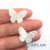Acrílico con Agujeros Estéreo Mariposa DIY Pegamento de Crema Pequeños Accesorios Pasador Carcasa de Teléfono Móvil Parche Pendiente Material