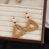 Pendientes Exagerados para Fotografía de Viaje de Verano, Pendientes Bohemios de Paja con Borlas para Mujer, Accesorios de Pendientes Estilo Vacaciones en la Costa
