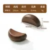 Manija Semicircular de Madera Maciza Minimalista Moderna para Muebles, Armario, Puerta de Gabinete, Manija de Color Madera Natural, Manija de Madera para Cajón de Habitación Infantil