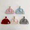 Chapéu de bebê coreano Qiunan, novo modelo de moda outono e inverno, touca para fontanela de recém-nascido, gorro infantil