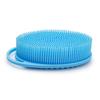 Escova de Banho Popular Cruzada de Silicone Dupla Face para Treinamento de Integração Sensorial Infantil, Escova Tátil Macia com Gancho, Escova de Banho Massageadora