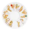 Decoraciones de Plato Giratorio para Uñas Transfronterizas: Rhinestones Irregulares Ab de Colores, Rhinestones de Vidrio de Siete Colores, Colección de Plato Giratorio para Decoración de Uñas