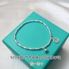 925 prata esterlina bambu festival pulseira da sorte para mulheres 2023 novo na moda simples ins nicho all-match Hetian Jade Bell pulseira