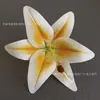 Flor Artificial Impresión 3D Cabeza Grande de Flor de Lirio Flor para Hacer Tocados de Boda Arreglo Floral Decoración Flor de Seda Flor Falsa Venta al por Mayor