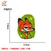 Novos Patches Bordados de Animal Cartoon Cidade Raposa e Coelho para Capas de Celular, Bolsas e Artesanato DIY com Materiais Autoadesivos