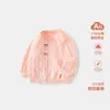 Cardigan de Tricô Vazado com Diamantes para Meninas Primavera e Outono 100% Algodão Classe A Macio Amigo da Pele Jaqueta Suéter para Bebê