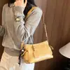 Bolso casual de nicho ultra suave para mujer, nuevo modelo 2026, bolso de hombro cruzado simple y versátil, bolso de mano de axila de moda