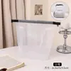 Bolsa de Armazenamento de Maquiagem Transparente à Prova d'Água Multifuncional Grande Capacidade Simples para Viagem ao Ar Livre Bolsa Portátil para Armazenamento de Artigos de Higiene Pessoal