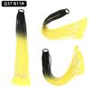 Peluca de Trenzas de Colores, Trenza Oculta de un Solo Color para Actuación en Escenario, Cola de Caballo con Banda Elástica, Trenzas Dopamina, Estilo de Escenario