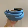 Coreano Retro Nicho Elegante Tela de Mezclilla Aro para el Cabello Simple Combinable Diadema Celebridad de Internet Clips para el Cabello Accesorios para el Cabello para Mujer