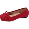 Zapatos Planos de Boca Baja con Lazo para Mujer, Nuevo Estilo Primavera 2026, Zapatos Planos en Múltiples Colores, Modernos y Versátiles