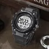 Reloj Electrónico Deportivo de Esfera Grande Transfronterizo para Estudiantes de Secundaria y Preparatoria, Reloj Electrónico Personalizado para Exteriores Luminoso con Cronómetro y Alarma