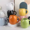 Canecas de Cerâmica Irregulares Transfronteiriças Beijando KISS Par Vermelho e Branco Copos Caneca Café Dia dos Namorados Gres Copos de Presente