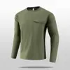 Sudadera Deportiva de Exterior para Hombre Niaojia Primavera y Otoño, Prenda Superior para Montañismo, Camiseta de Manga Larga con Cuello Redondo, Prenda Superior para Entrenamiento, Running, Fitness