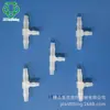 Codo Reductor de Plástico PP de Alta Calidad con Barb, Divisor Reductor de 3 Vías, Conector Flexible de Grado Alimenticio