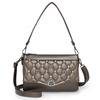 Nuevo Bolso Bandolera Transfronterizo Bolso de Moda para Mujer de Mediana Edad Temperamento Combinable Cuero Suave Gran Capacidad Multicapa Bolso de Hombro Venta al Mayoreo