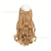 Extensões de Cabelo Linha de Pesca de Comércio Exterior, Cabelos Longos Cacheados, Ondas Grandes, Padrão Onda d'Água, Extensões de Cabelo Cos Sereia, Vários Comprimentos