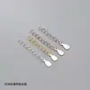 Nalan S925 prata esterlina DIY estendido cadeia pulseira colar mais longa cadeia de mola fivela cadeia jóias acessórios S5852