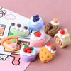 Brillante tridimensional pastel queso pizza crema pegamento DIY carcasa de teléfono móvil material resina joyería accesorios pasador de pelo cuerda para la cabeza