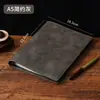 Cuaderno de Hojas Sueltas de Cuero con Patrón de Cocodrilo Retro A5 Cuaderno Rellenable Cuaderno de Negocios Engrosado Personalizado Set de Caja de Regalo