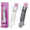 Astringniuniu - Nuevo vibrador alargado con forma de diente de lobo de cristal para hombre, juguetes sexuales para adultos
