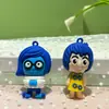 Direto da fábrica desenhos animados criativos equipe secreta de serviço boneca de borracha macia PVC chaveiro boneca acessórios pequenos enfeites atacado