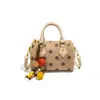 Bolsa de bowling versátil, simples, de alta qualidade, estilosa, retrô, elegante para mulheres, com um design único, bolsa pequena transversal moderna