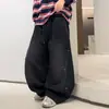 Pantalones de otoño para niños, estilo primavera y otoño, nueva colección 2026, pantalones deportivos infantiles de talla grande, pantalones casuales de pierna ancha para niños en otoño