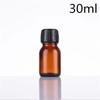 Frasco de Vidrio Líquido Oral Marrón Jarabe de Enzimas Boca Roscada Frasco para Reactivos Tapa Sellada a Prueba de Fugas Medicamento Reenvasado Botella Vacía Cristal