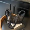 Bolsa Exterior Individual Acolchada de Algodón para Abrigo de Mujer de Gran Capacidad 2025 Nuevo Diseño Nicho Primavera y Verano Bolso de Hombro para Viaje Diario Tipo Dumpling