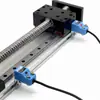 Módulo de Mesa Deslizante Doble Riel Lineal Tornillo de Bola Motor Paso a Paso 57 Conjunto Riel Guía Lineal Eléctrico Micro H80B