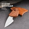 Cuchillo de desembalaje mini de bolsillo ABS cuchillo de pez de madera cuchillo de fruta de cocina cuchillo corto defensa personal exterior desembalaje portátil
