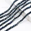 Cuentas de Cristal Tierra de 6 mm Chapadas Color AB 1 Hilo Cuentas de Cristal Dispersas Cuentas de Vidrio Cuentas de Piña Material para Joyería Hecha a Mano Accesorios