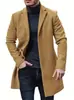 Nuevo Abrigo de Lana para Hombre 2026, Gabardina de Lana de Longitud Media Cruzada para Hombre, Disponible en Múltiples Colores y Tallas