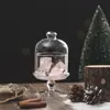 Recipiente de Exibição Multifuncional de Vidro Transparente Abajur para Aromaterapia Tampa para Alimentos Enfeites Decorativos para Casa Tampa Difusora de Pedra para Aromaterapia